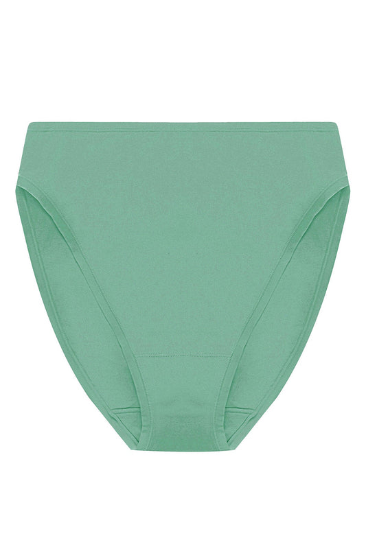 Bliss Bare Cotton High Cut Brief Frosty Spruce