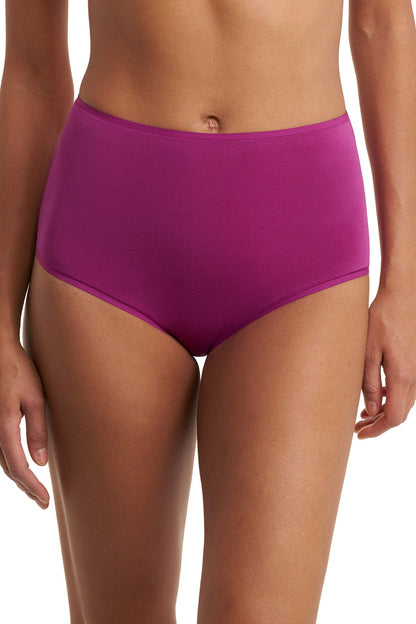 Bliss Bare Cotton High Waist Brief Mad Magenta
