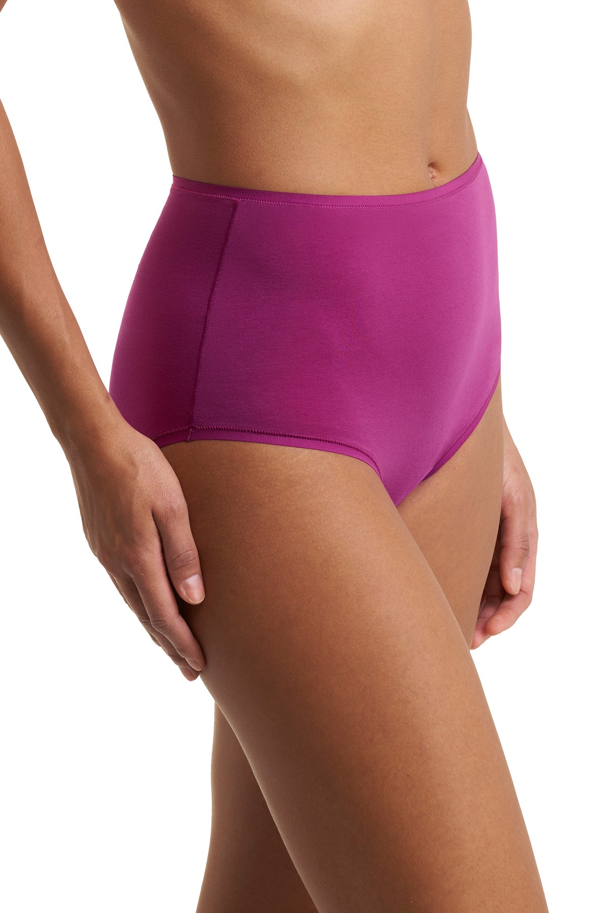 Bliss Bare Cotton High Waist Brief Mad Magenta