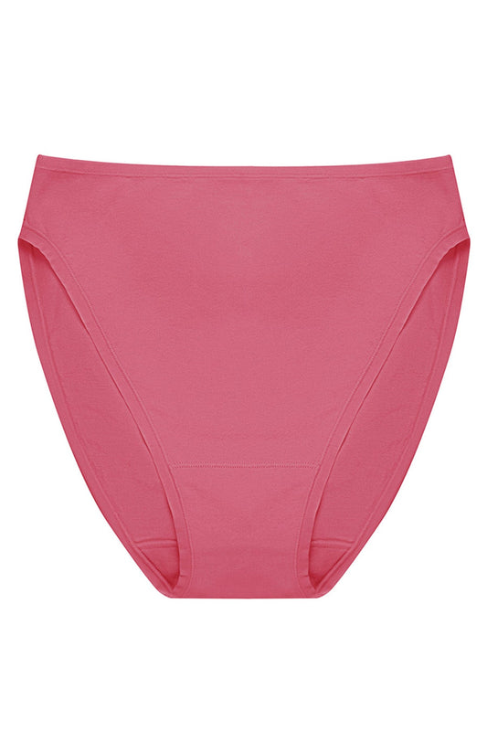 Bliss Bare Cotton High Cut Brief Vintage Cherry