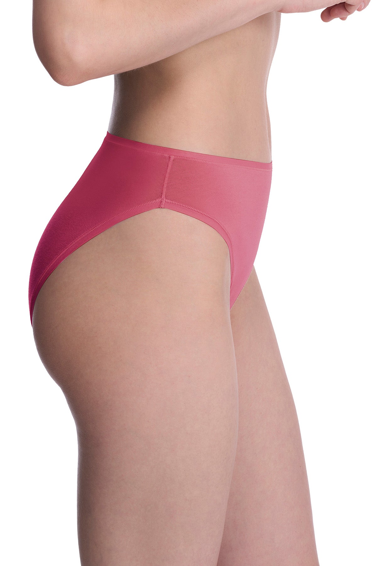 Bliss Bare Cotton High Cut Brief Vintage Cherry