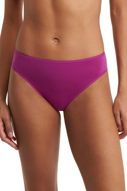Bliss Bare Cotton Thong Mad Magenta