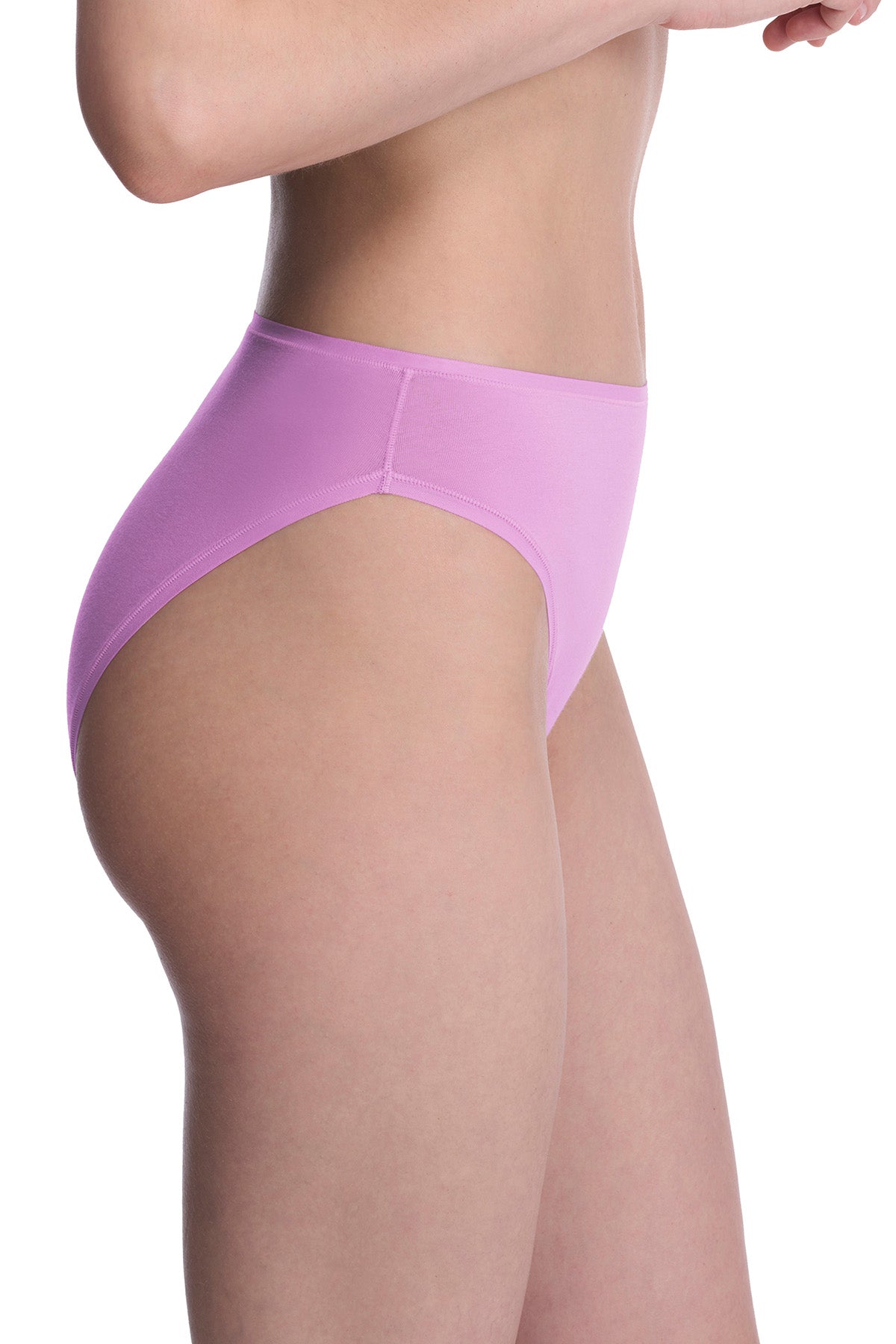 Bliss Bare Cotton High Cut Brief Wild Petal