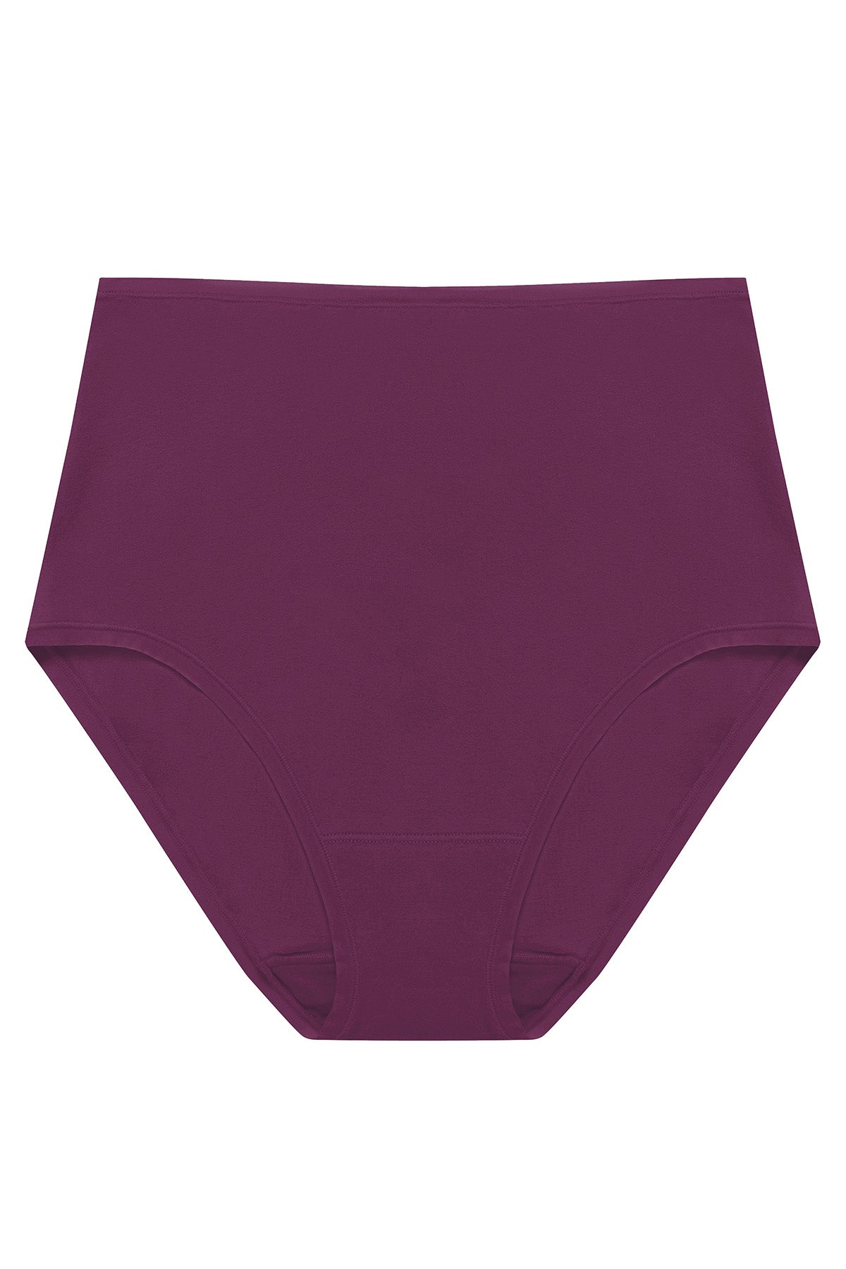 Bliss Bare Cotton High Waist Brief Pinot Noir