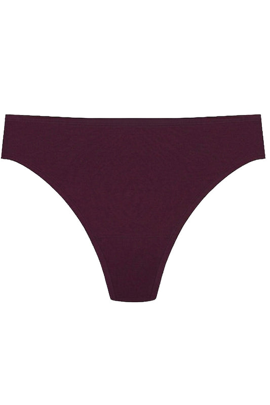 Bliss Bare Cotton Thong Pinot Noir