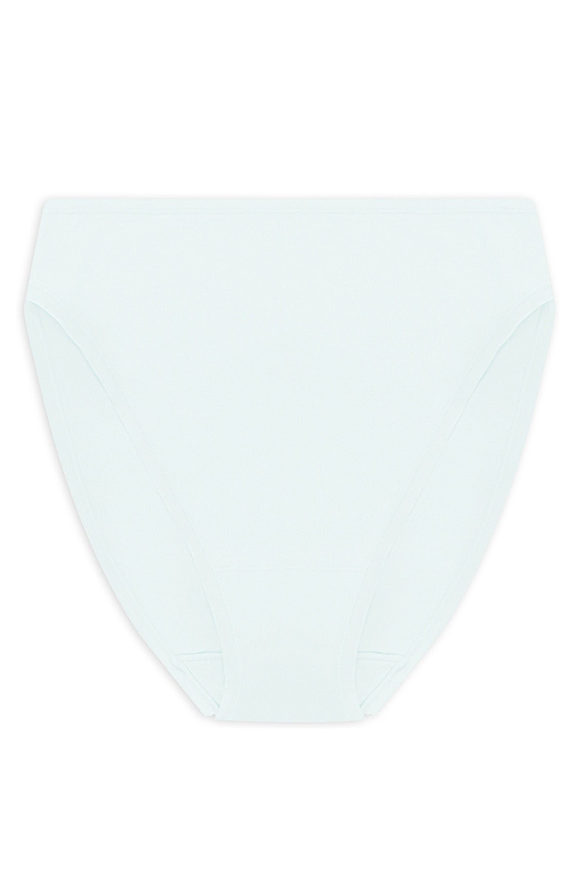 Bliss Bare Cotton High Cut Brief Sky Green