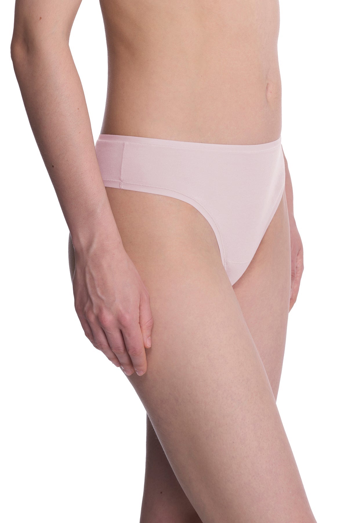 Bliss Bare Cotton Thong Misty Orchid