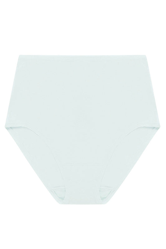 Bliss Bare Cotton High Waist Brief Sky Green