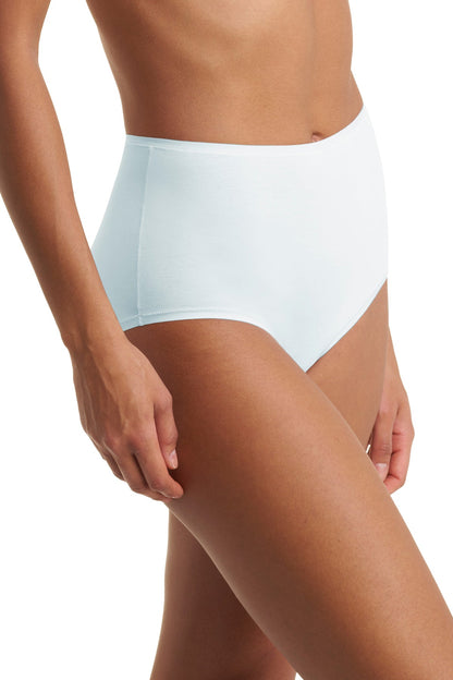 Bliss Bare Cotton High Waist Brief Sky Green