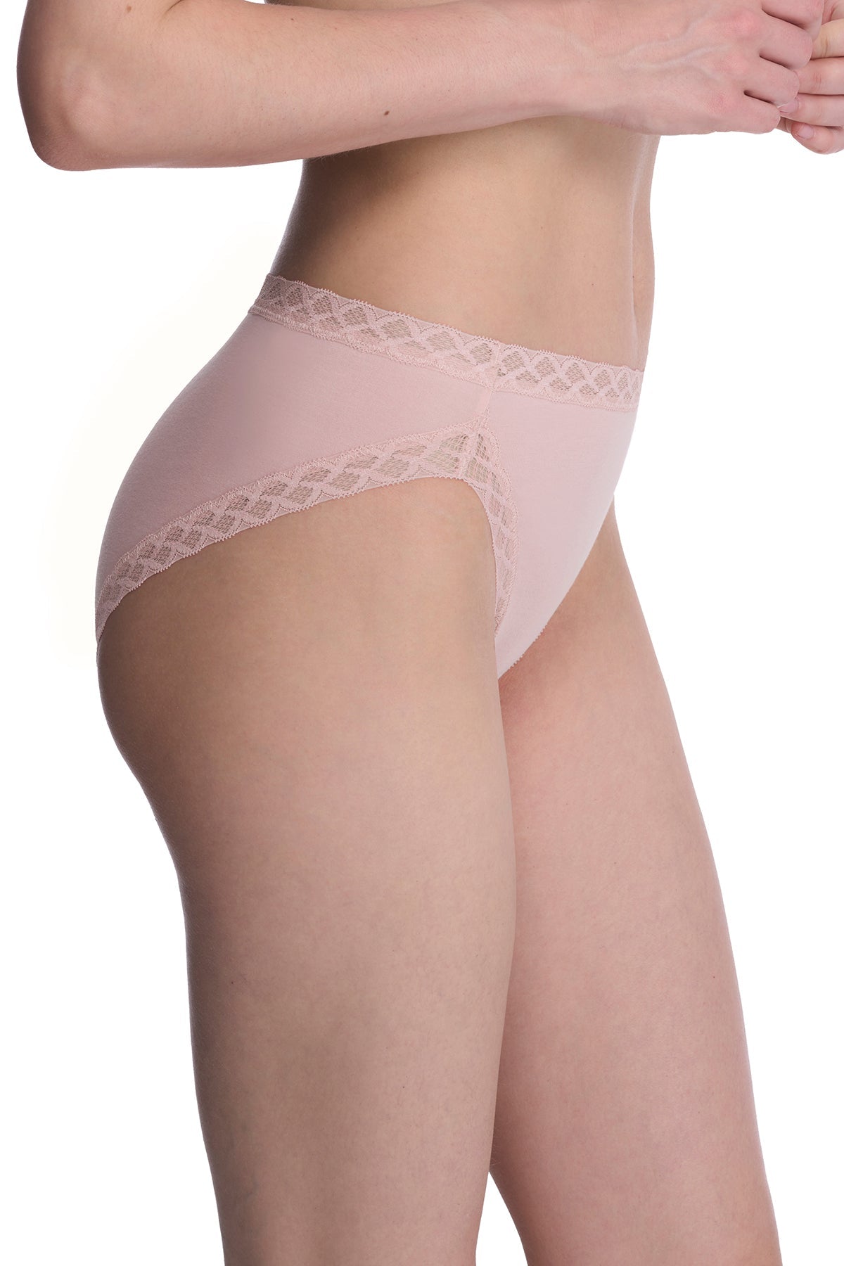Bliss French Cut Brief Ivory Rose