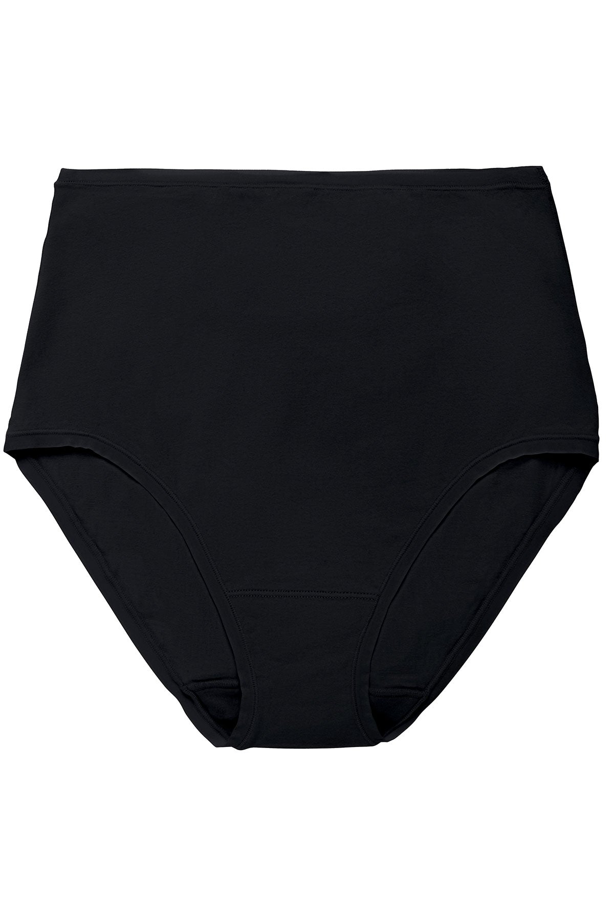 Bliss Bare Cotton High Waist Brief Black