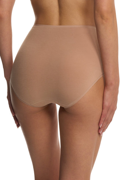 Bliss Bare Cotton High Waist Brief Buff