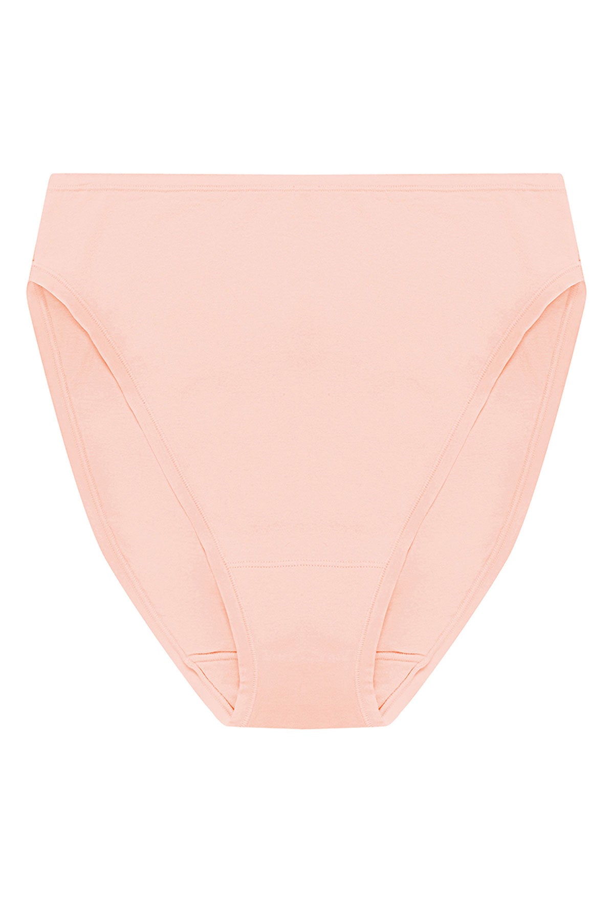 Bliss Bare Cotton High Cut Brief Seashell