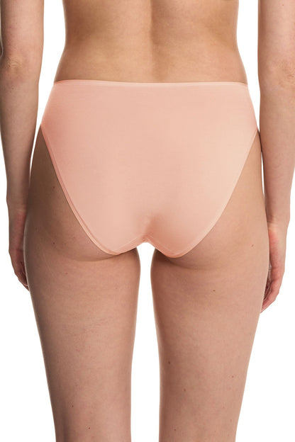 Bliss Bare Cotton High Cut Brief Seashell