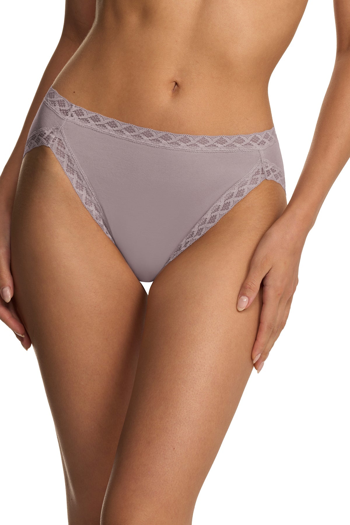 Bliss French Cut Brief Silver Peony
