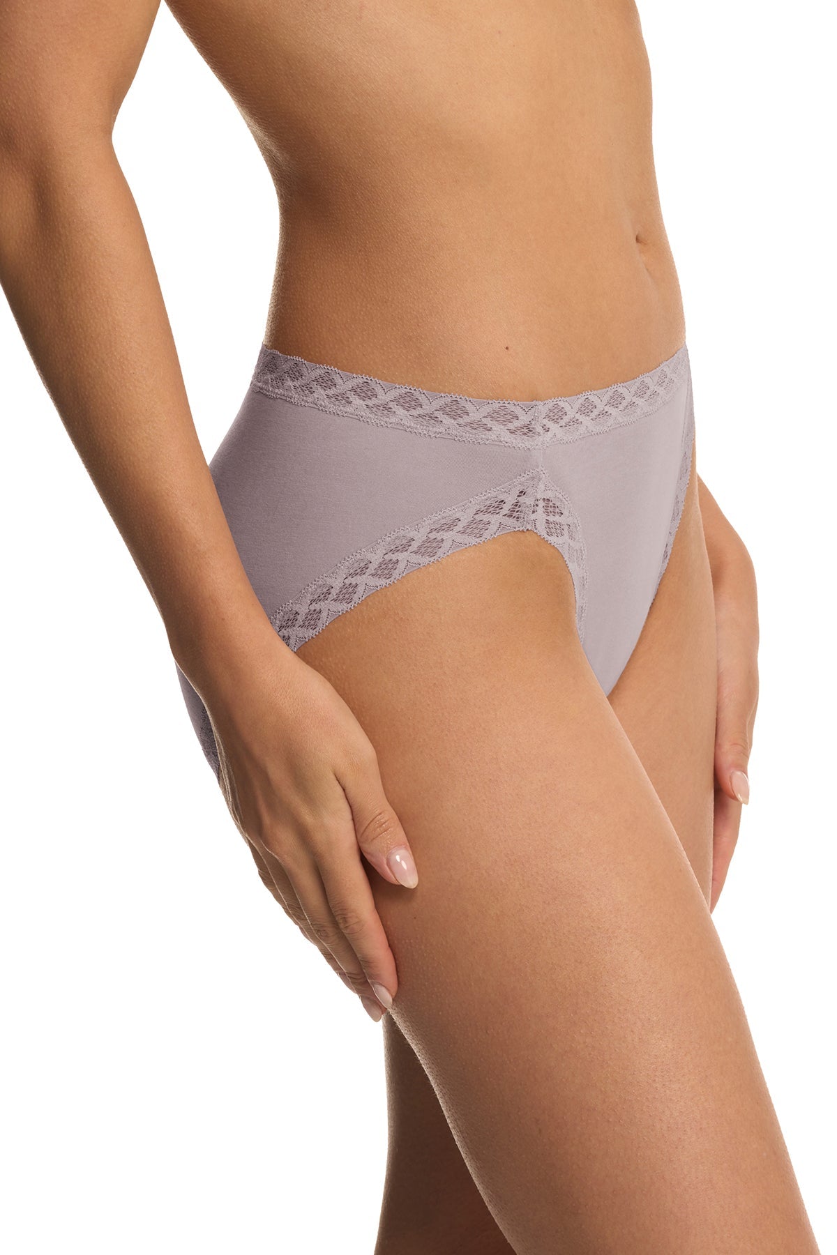 Bliss French Cut Brief Silver Peony