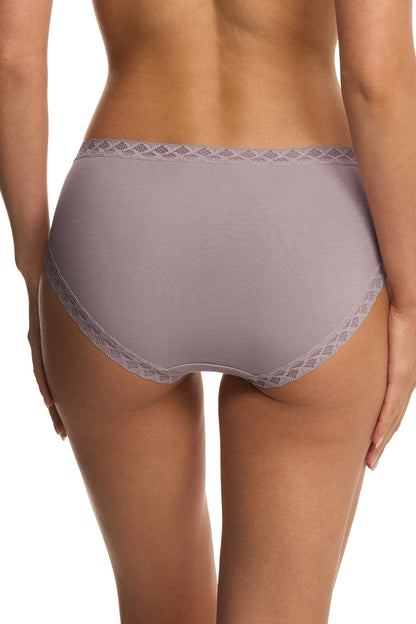 Bliss French Cut Brief Silver Peony
