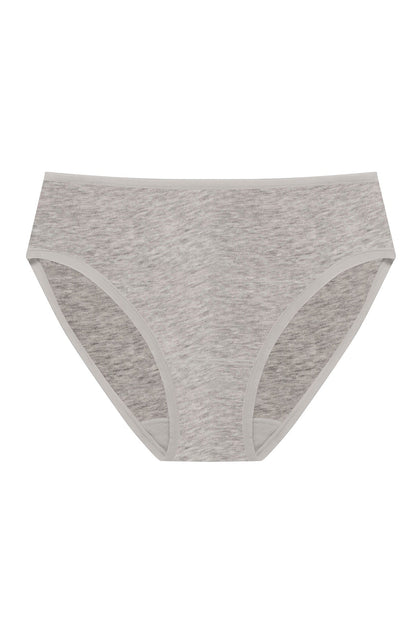 Bliss Bare Cotton Hipster Lt Grey Heather