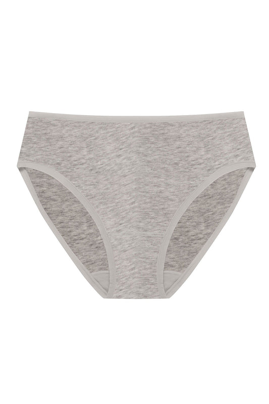 Bliss Bare Cotton Hipster Lt Grey Heather