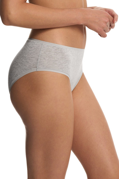 Bliss Bare Cotton Hipster Lt Grey Heather