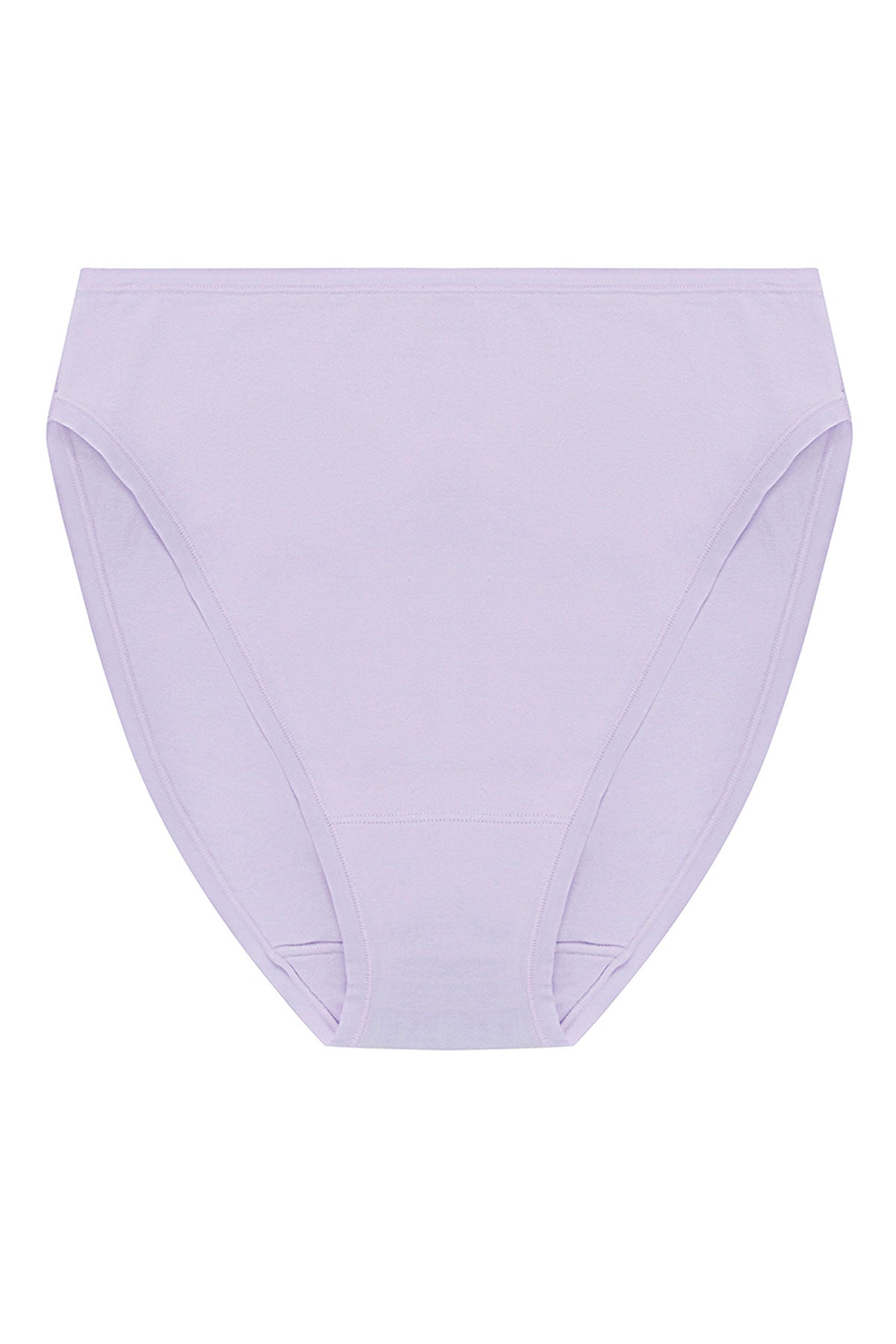 Bliss Bare Cotton High Cut Brief Purple Pearl