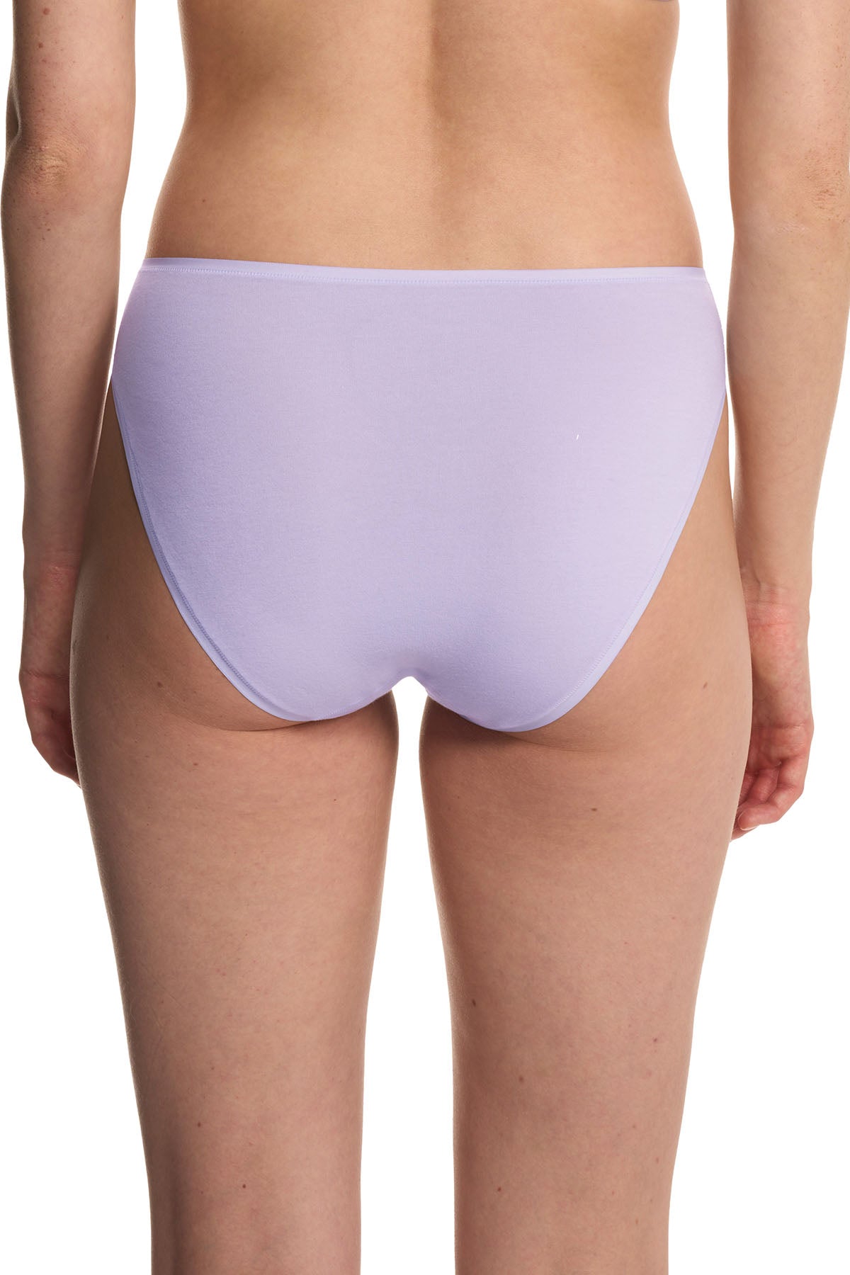 Bliss Bare Cotton High Cut Brief Purple Pearl