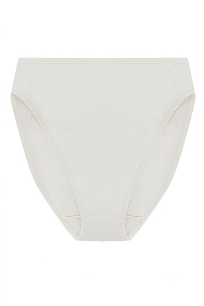 Bliss Bare Cotton High Cut Brief Linen