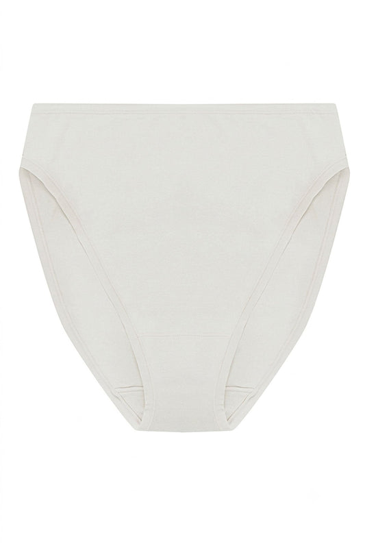 Bliss Bare Cotton High Cut Brief Linen