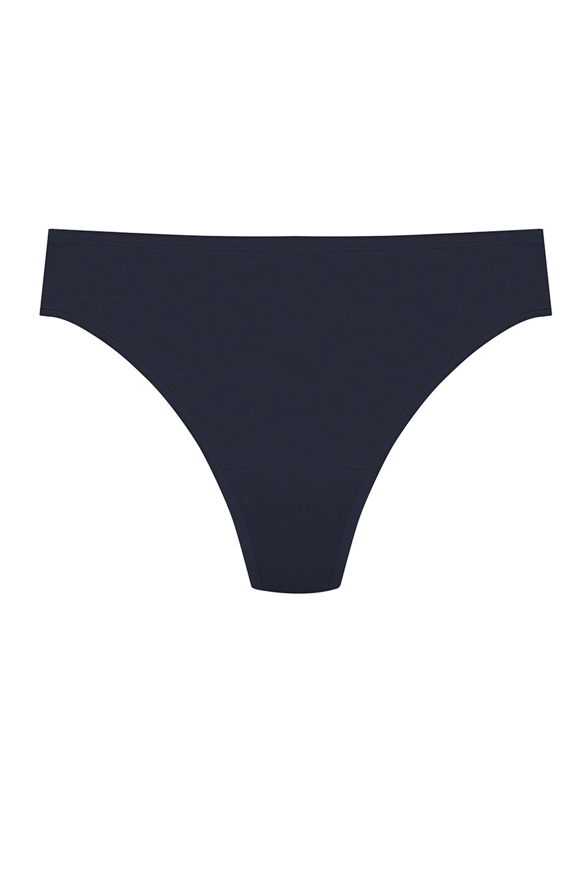 Bliss Bare Cotton Thong Storm Cloud