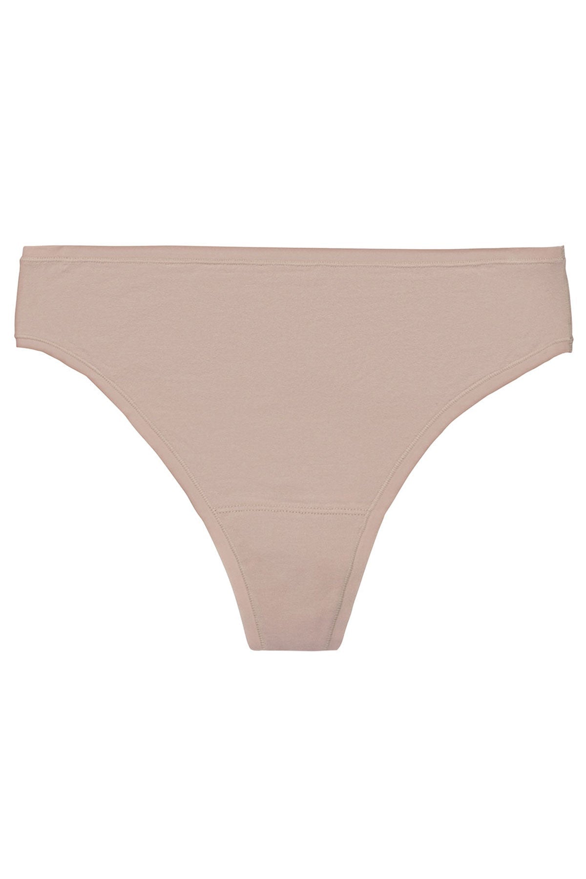 Bliss Bare Cotton Thong Café