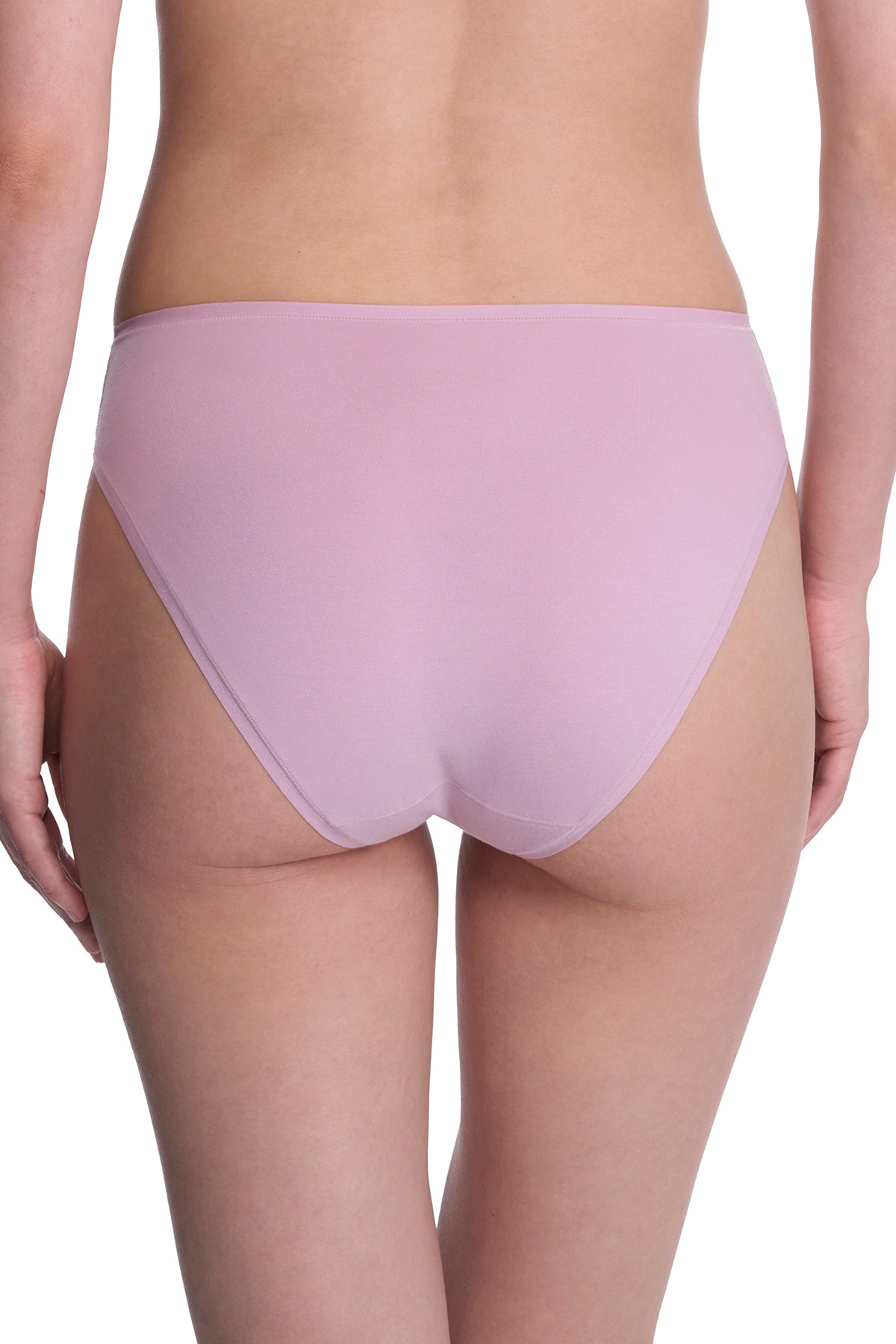 Bliss Bare Cotton High Cut Brief Rose Mist