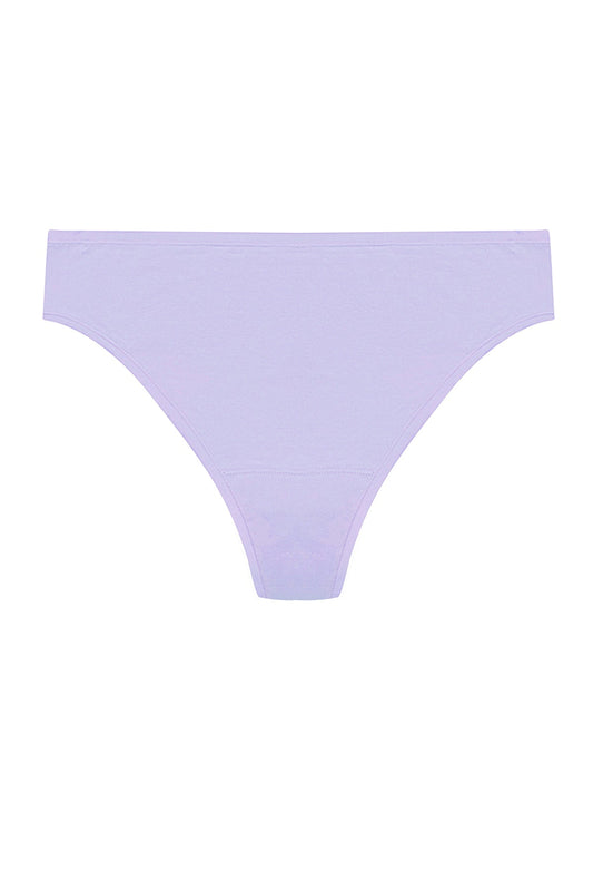 Bliss Bare Cotton Thong Purple Pearl