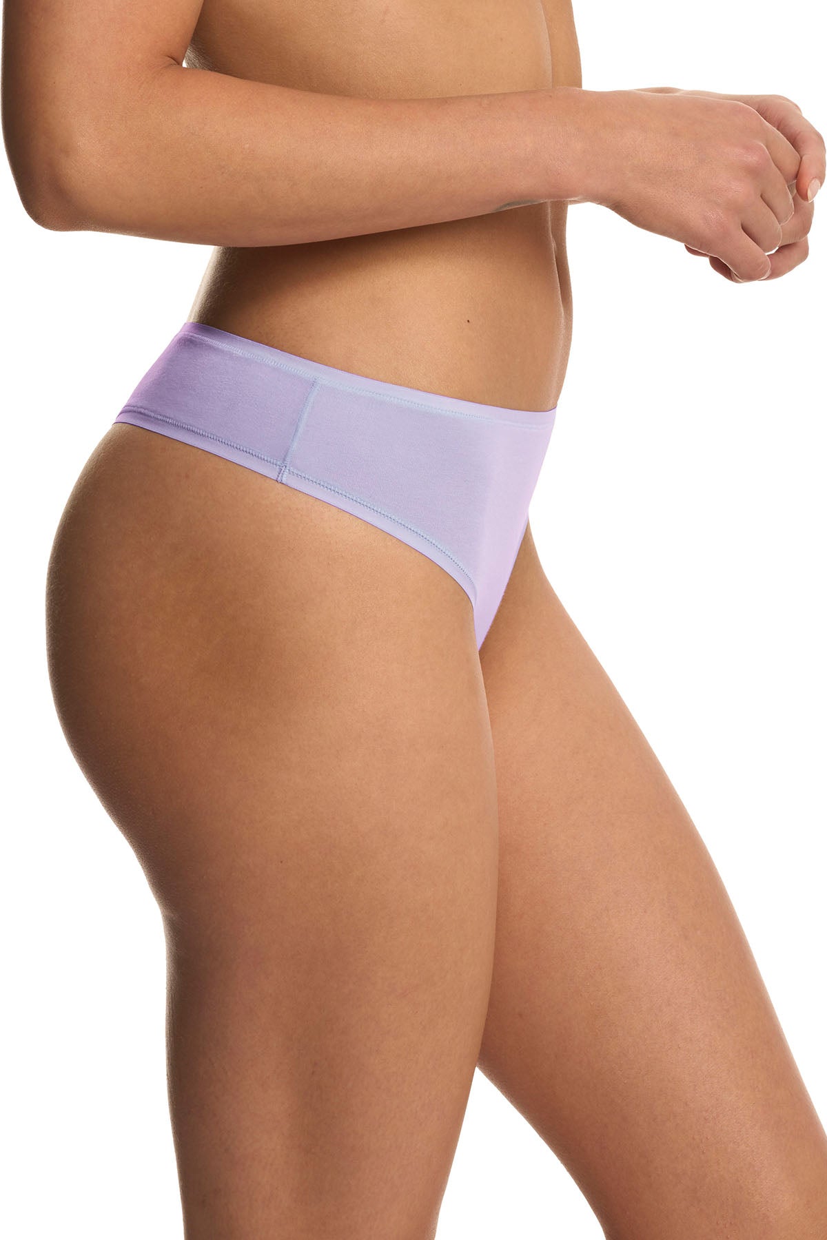 Bliss Bare Cotton Thong Purple Pearl