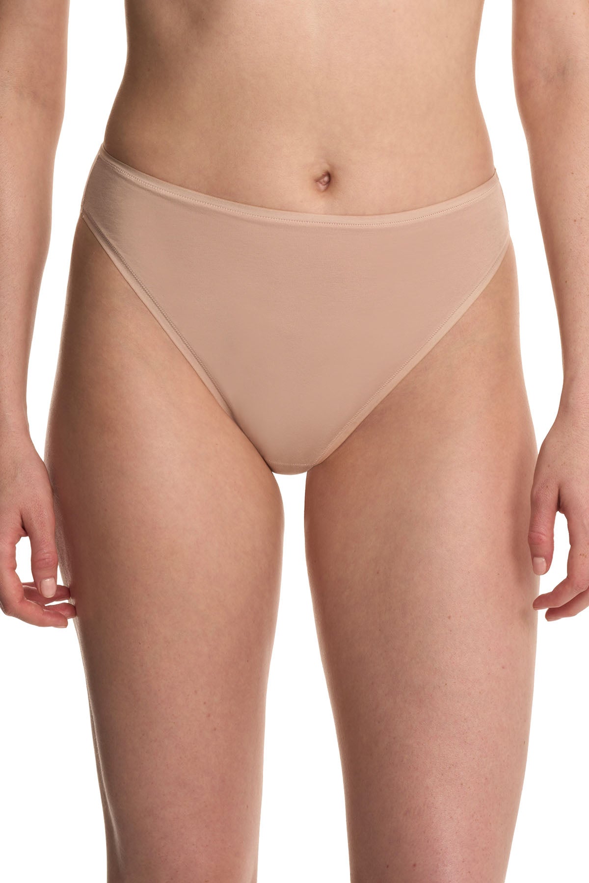 Bliss Bare Cotton High Cut Brief Lt. Mocha