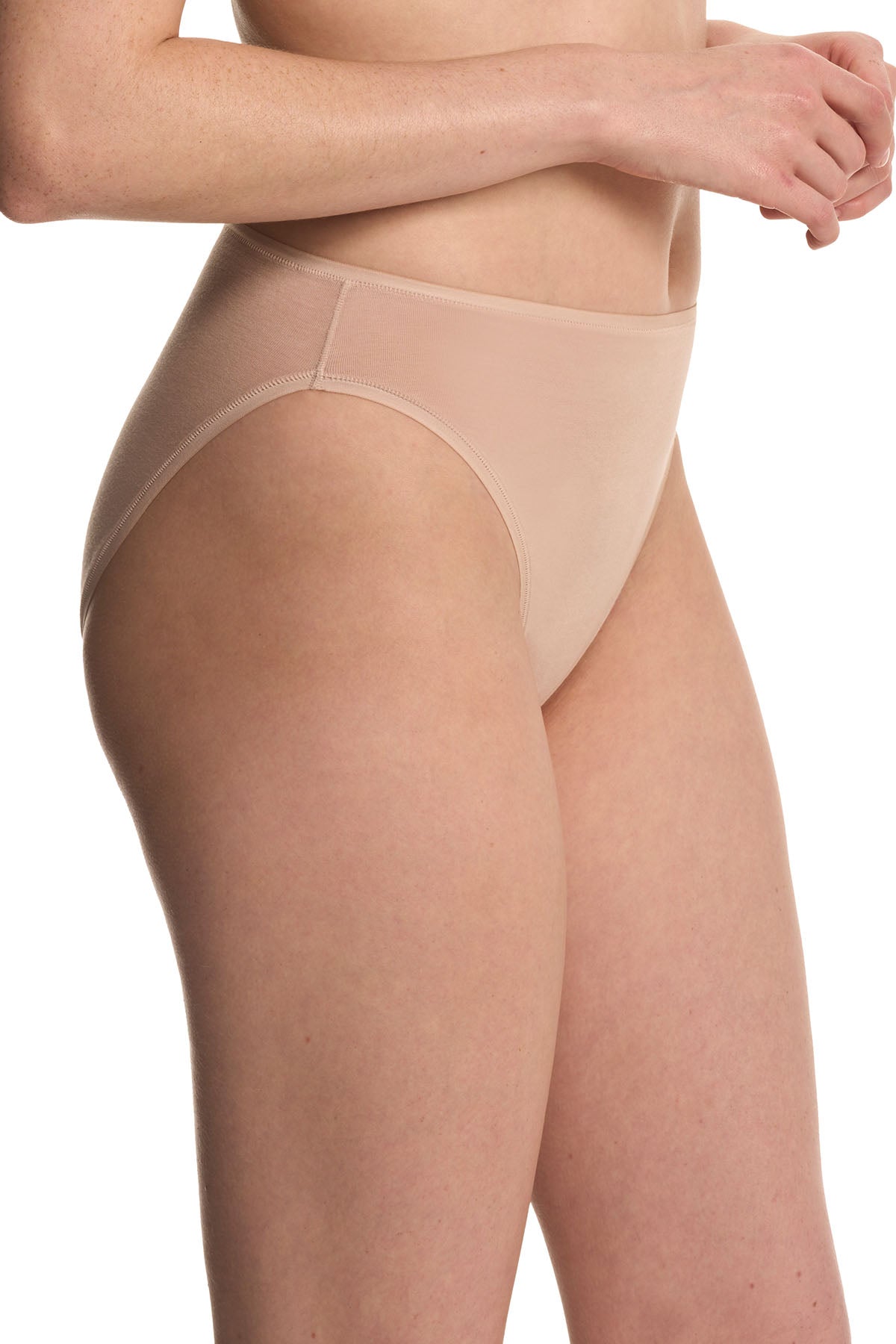 Bliss Bare Cotton High Cut Brief Lt. Mocha