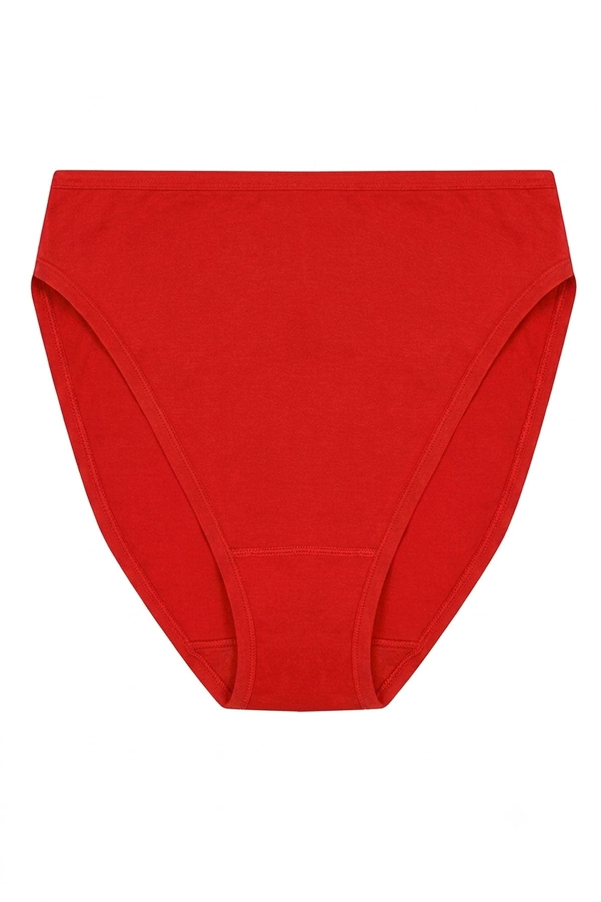 Bliss Bare Cotton High Cut Brief Paprika