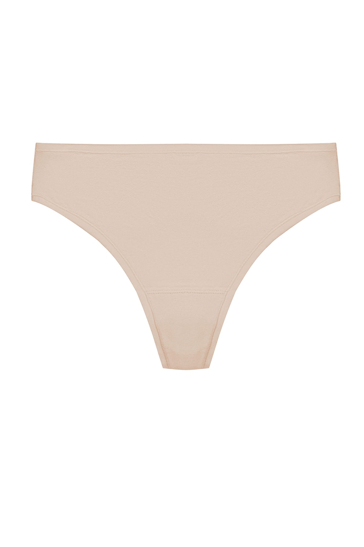 Bliss Bare Cotton Thong Lt. Mocha