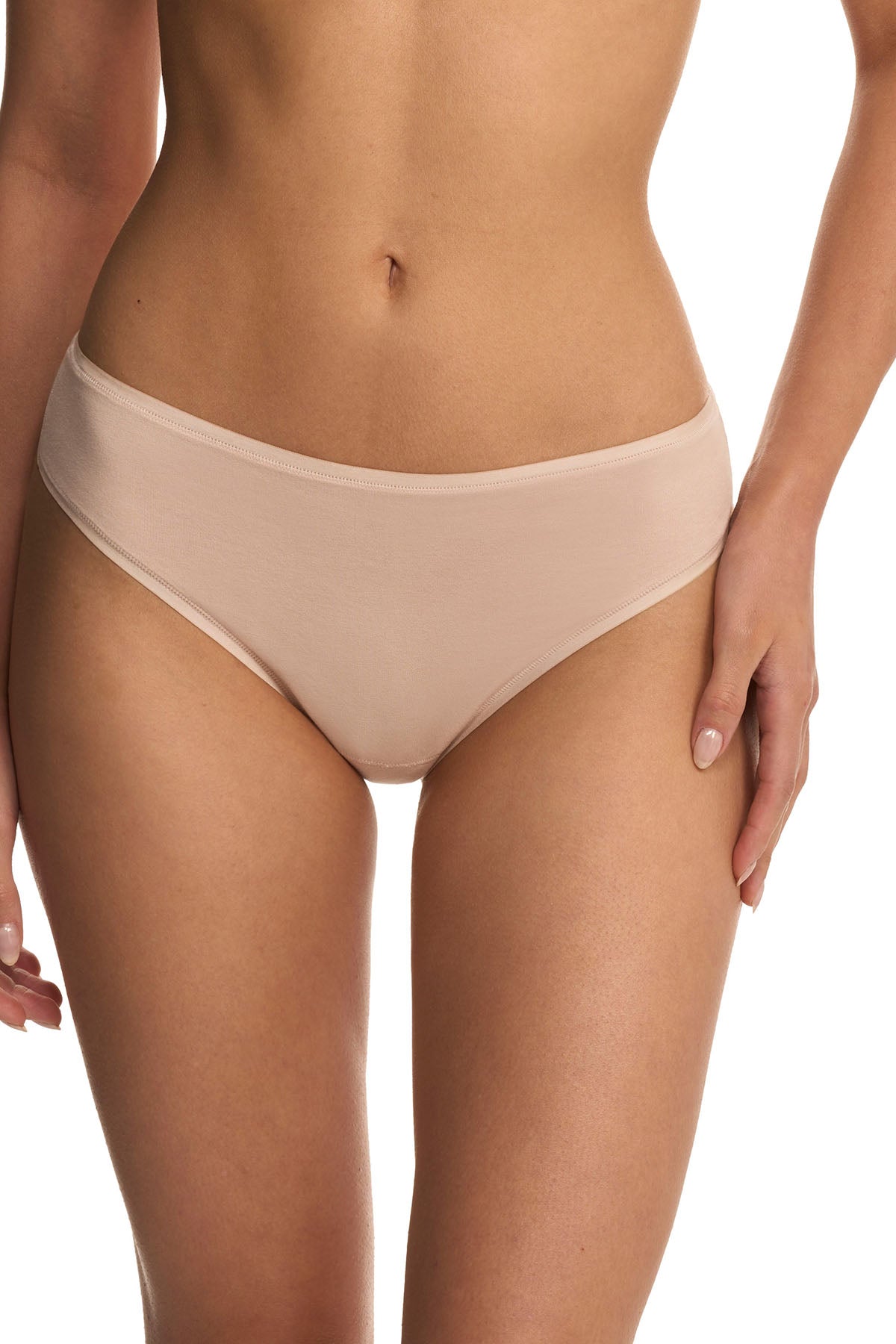 Bliss Bare Cotton Thong Lt. Mocha