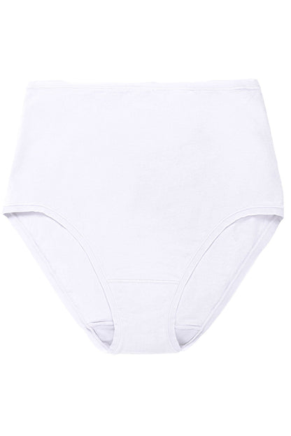 Bliss Bare Cotton High Waist Brief White