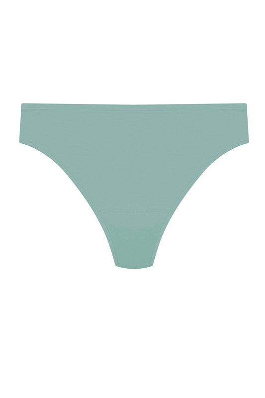 Bliss Bare Cotton Thong Succulent