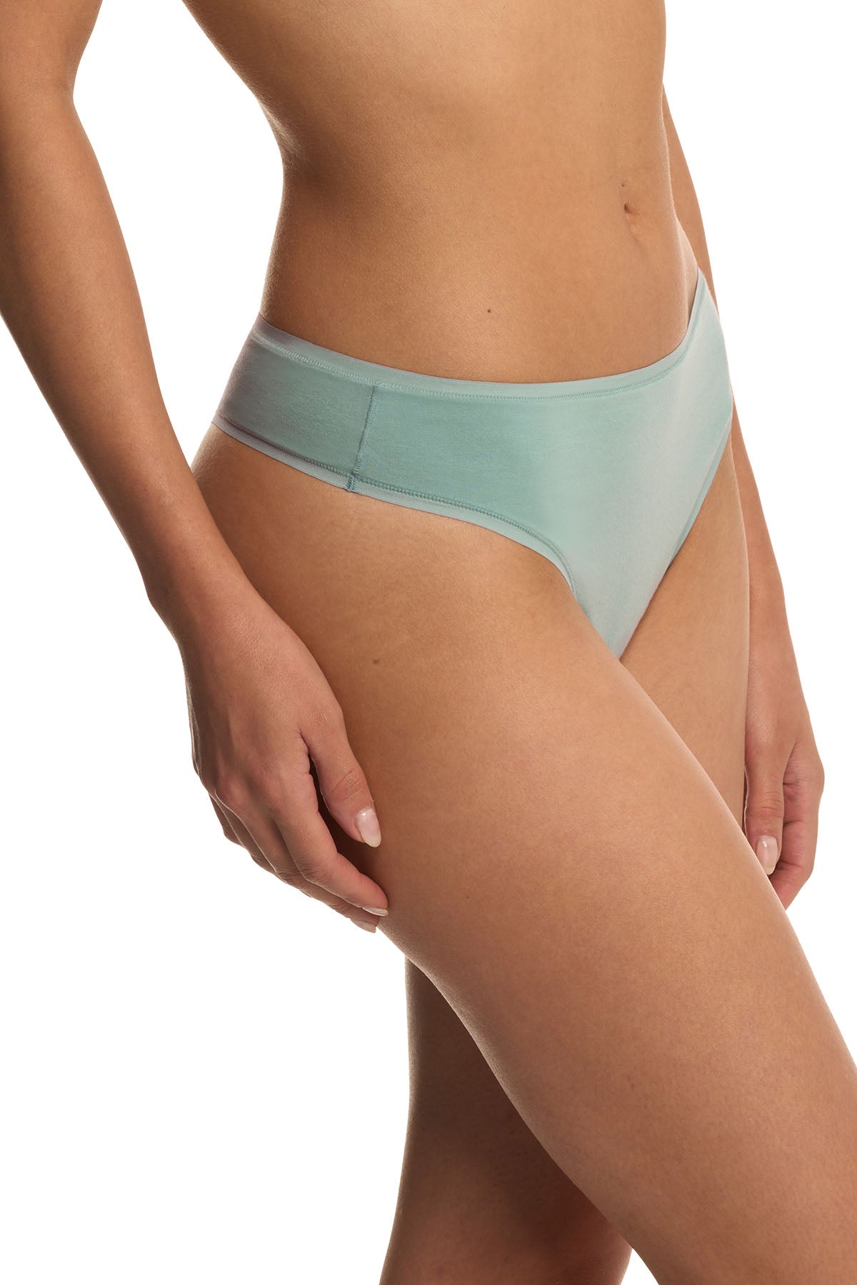 Bliss Bare Cotton Thong Succulent