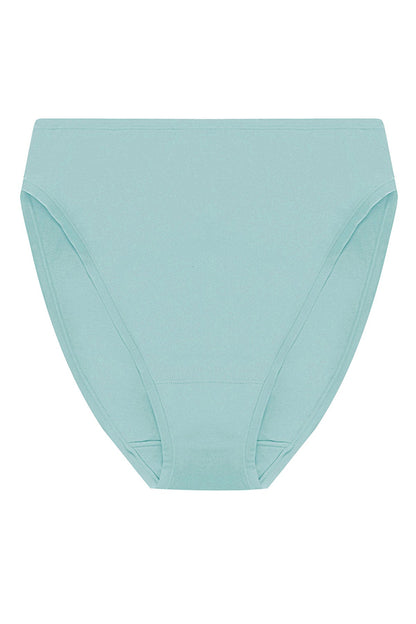 Bliss Bare Cotton High Cut Brief Succulent