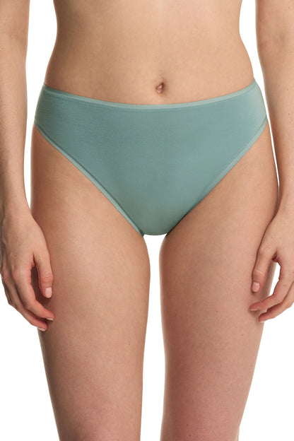 Bliss Bare Cotton High Cut Brief Succulent