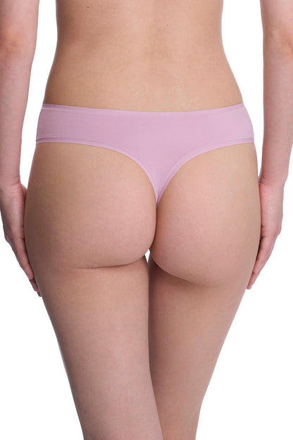 Bliss Bare Cotton Thong Rose Mist