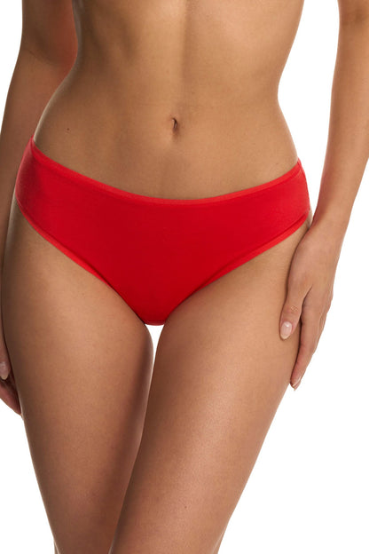 Bliss Bare Cotton Thong Paprika