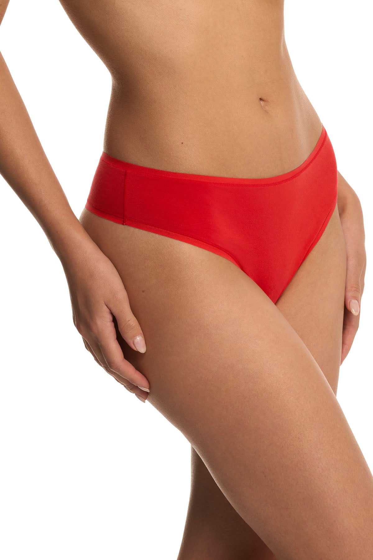 Bliss Bare Cotton Thong Paprika