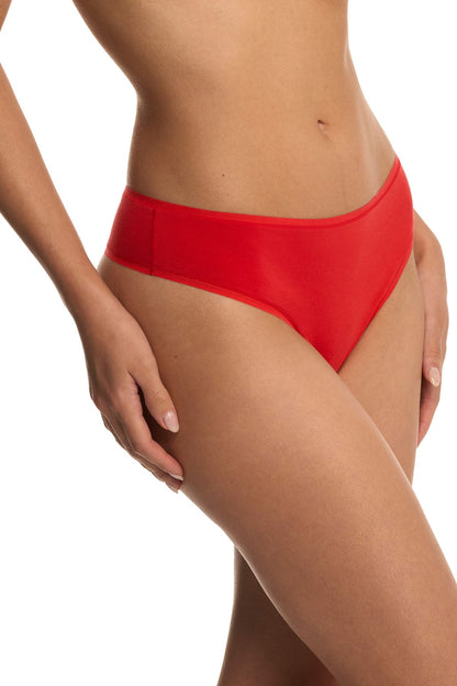 Bliss Bare Cotton Thong Paprika