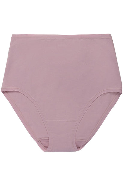Bliss Bare Cotton High Waist Brief Rose Mist