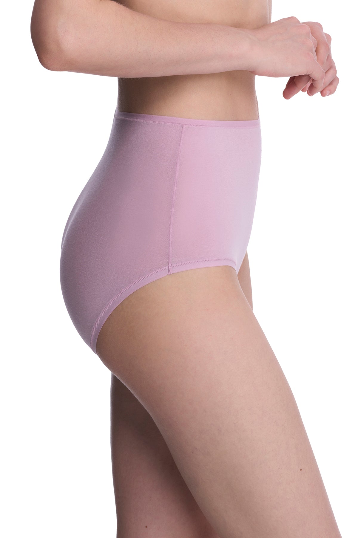 Bliss Bare Cotton High Waist Brief Rose Mist