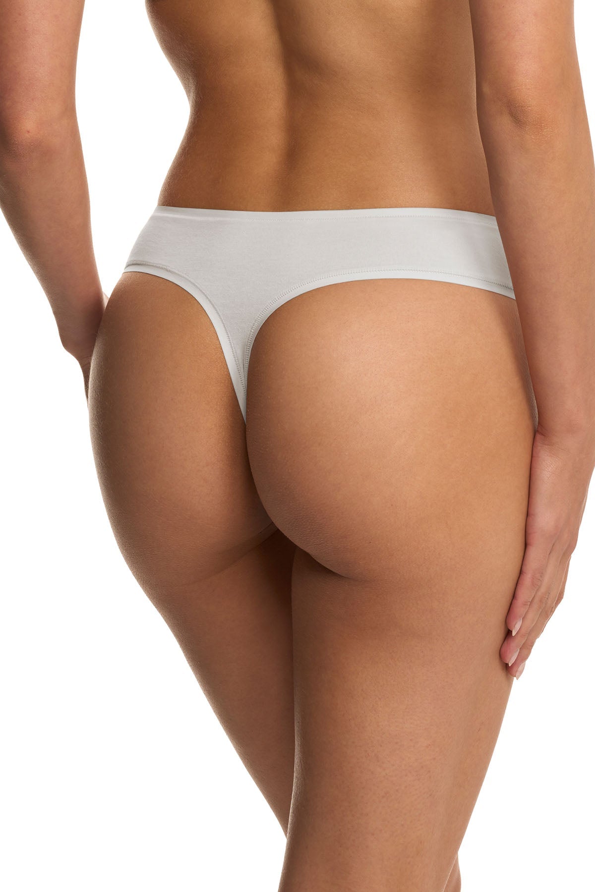Bliss Bare Cotton Thong Linen